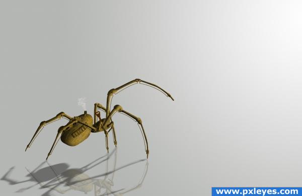 Creation of Brass Gear Spider: Final Result